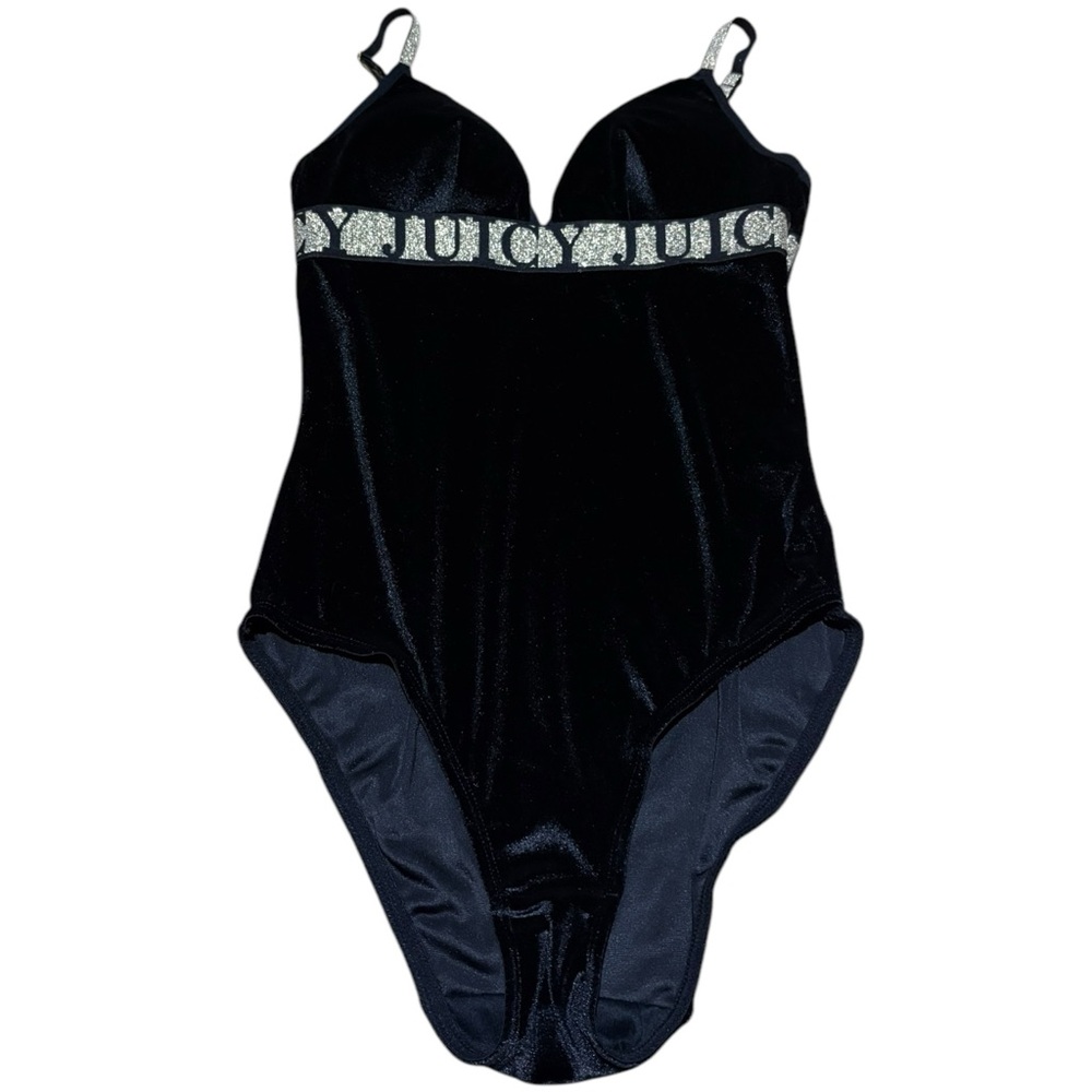 Juicy Couture Black & Gold Bodysuit